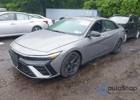 2024 Hyundai Elantra N Line z USA, uszkodzony, nr VIN KMHLR4DF5RU737091